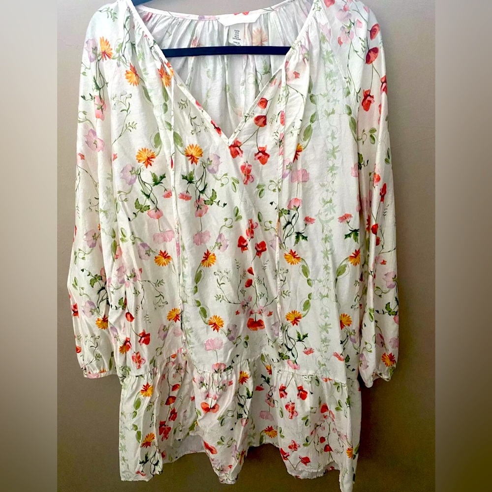 H&M Floral Tunic Dress
